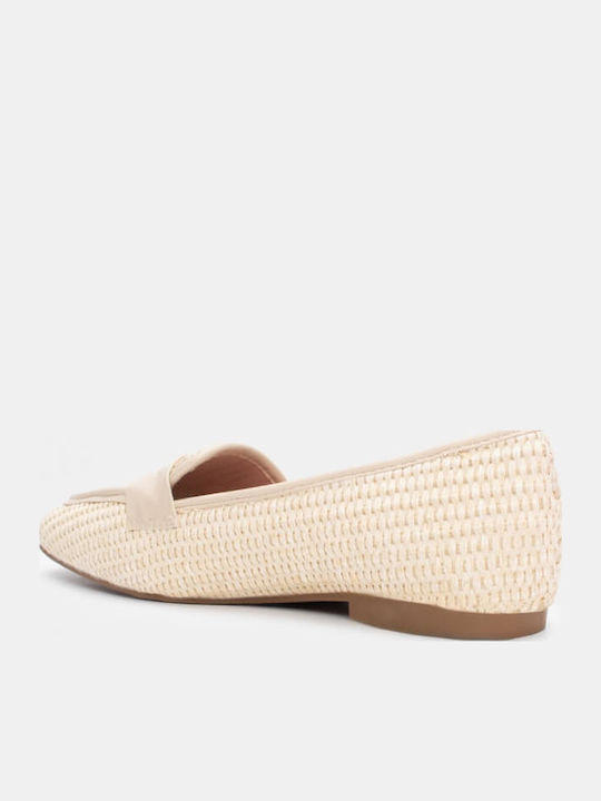 Γυναικεία Loafers σε Μπεζ Χρώμα