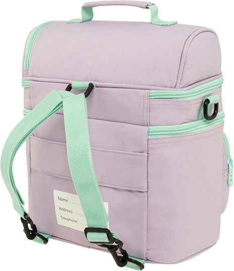 Τσαντάκι Φαγητού Polo Double Cooler Μωβ 907096-4559
