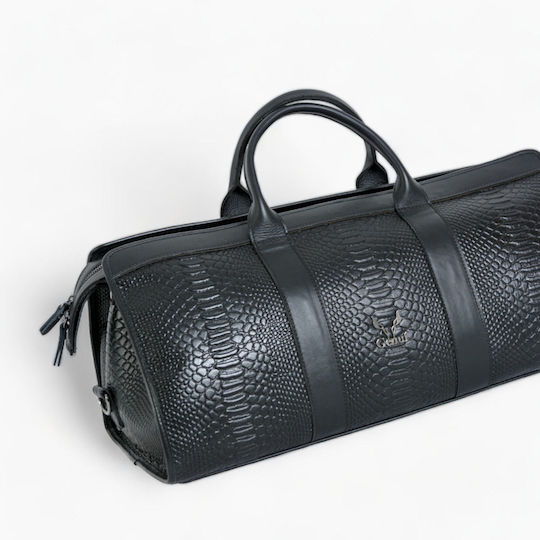 Travel Bag Geantă de voiaj Negru din Piele