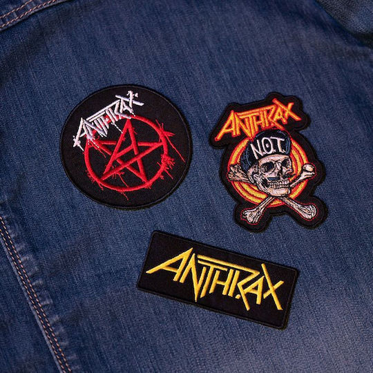 Σετ 3 Ραφτά Patches Anthrax