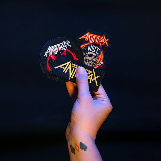 Σετ 3 Ραφτά Patches Anthrax