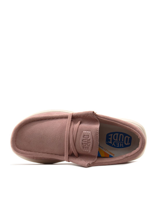Wendy Women's Moccasins in Pink Color