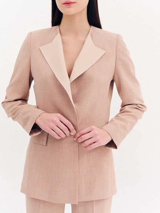 Forel Дълга Женски Месато Сако Two-tone