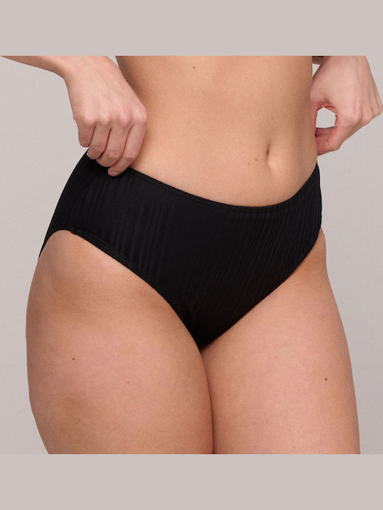 Bikini Slip Ψηλόμεσο Μαύρο