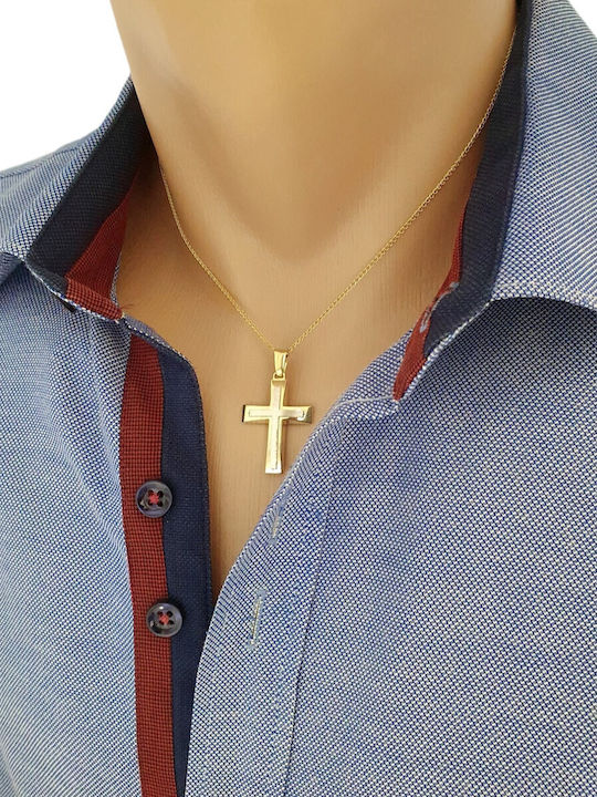 Papadopoulos Gold Herren Gold Kreuz 14K
