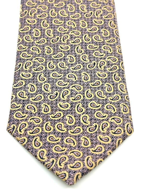 Legend Accessories Men's Tie Set Printed in Lilac Color