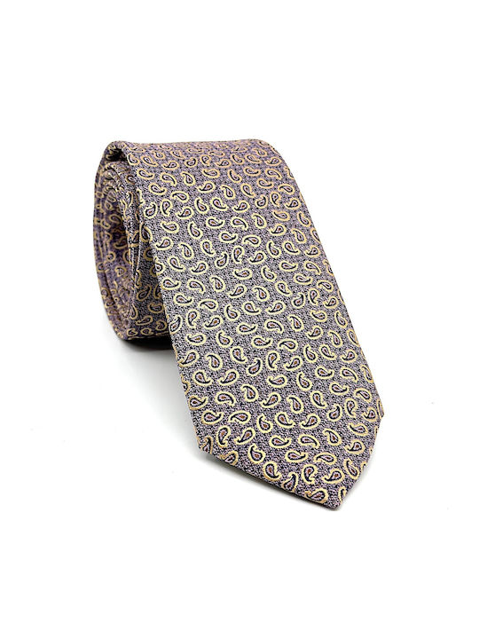 Legend Accessories Men's Tie Set Printed in Lilac Color
