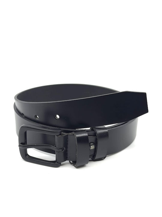 Men's Belt Leather Black