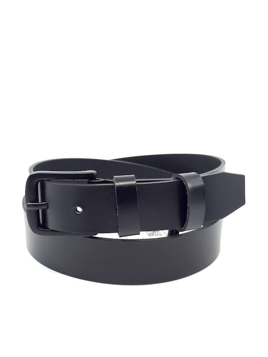 Men's Belt Leather Black