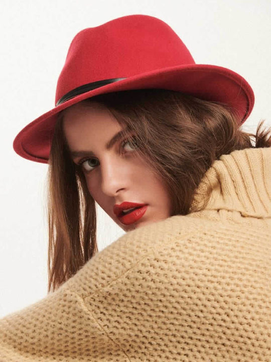 Combos Knitwear Γυναικείο Καπέλο Ροζ