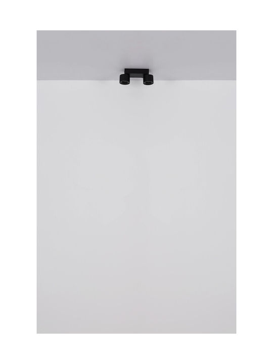 Globo Lighting Double LED Warm White Spot in Black Color