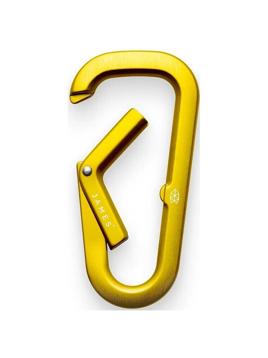 Karabiner-Schlüsselanhänger James Brand Hardin Schwarz