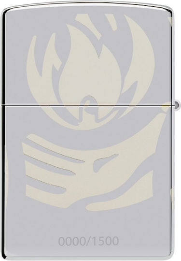 Zippo Armor Collectible Αναπτήρας Φλόγας σε Ασημί χρώμα