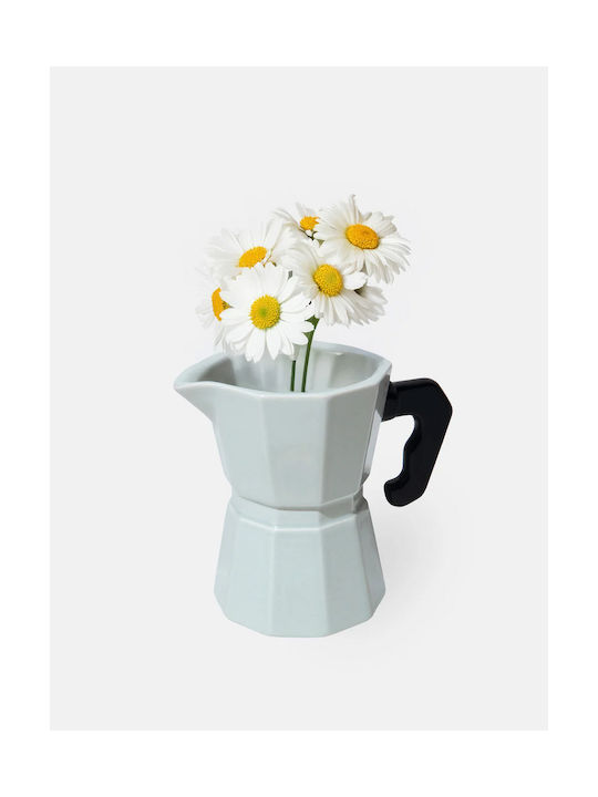 DOIY Decorative Vase White 14x12.5x16.5cm