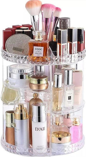 Rotating Makeup Organizer Cosmetic Jewelry Perfume Container