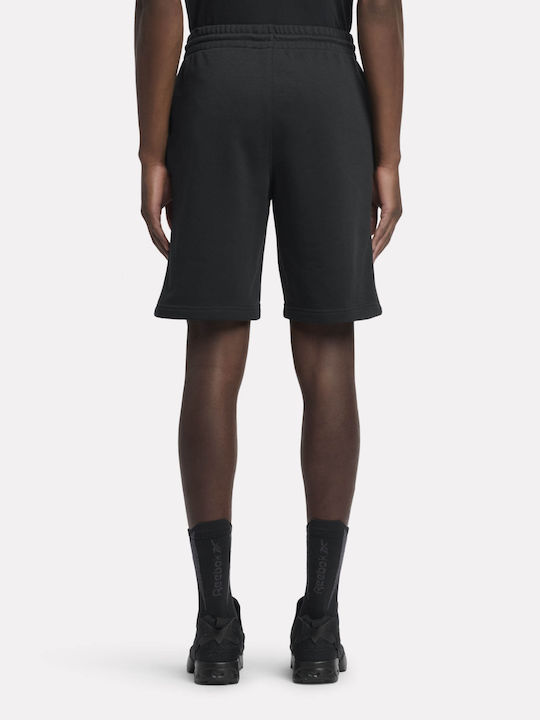 Reebok Men's Identity Small Logo Ft Short Black White
