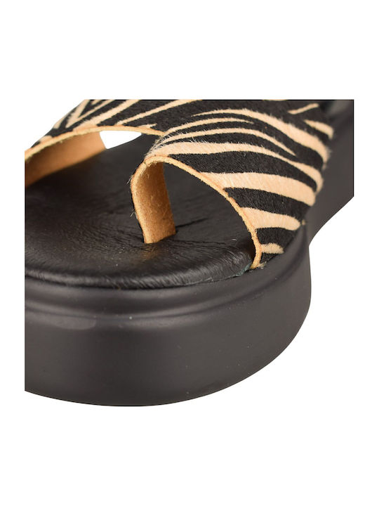 Women's Flat Sandals Flatforms in Black Color