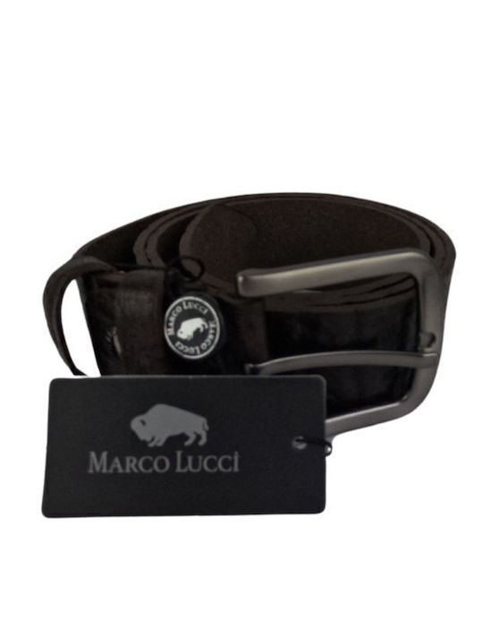 Classic Men's Leather Belt Dac Shop Dark Brown