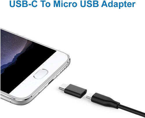 Μετατροπέας micro USB / USB-C female σε micro USB / USB-C female 1τμχ