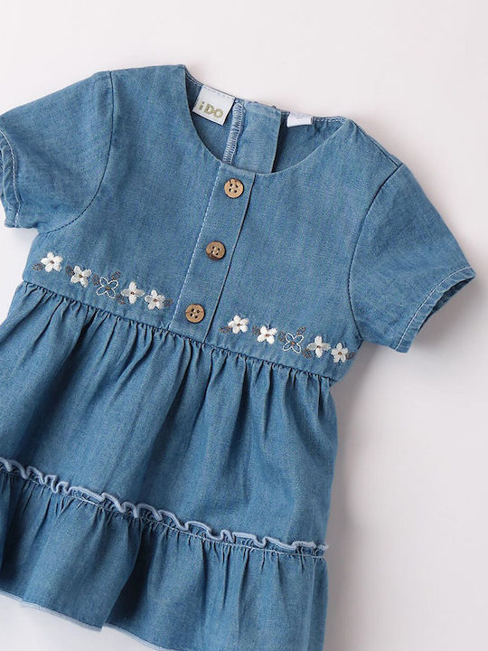 Children's Dress Denim Clear Washed