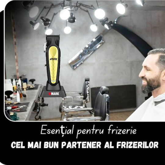 Επαγγελματική Επαναφορτιζόμενη Κουρευτική Μηχανή Μαύρη