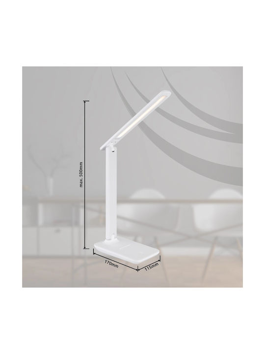 Globo Lighting Φωτιστικό Γραφείου Αναδιπλούμενο σε Λευκό Χρώμα