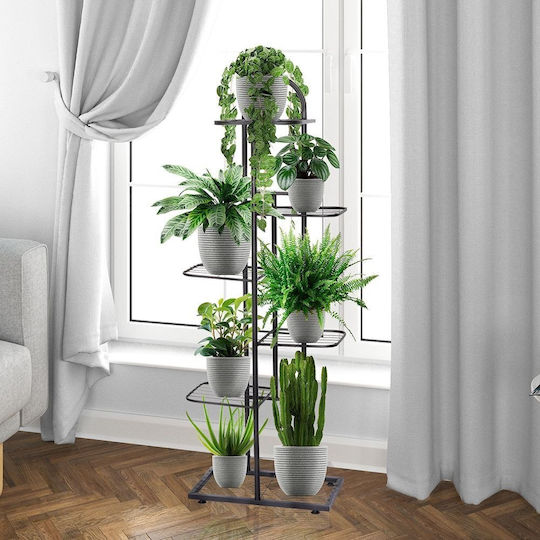 Vilde Suport de plante Metal Negru 44.5bucx22bucx118buccm.