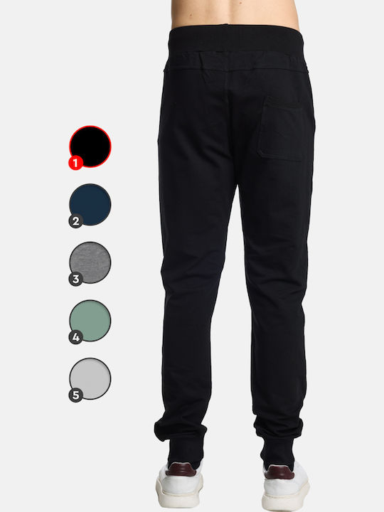 Sweatpants With Elastic Black
