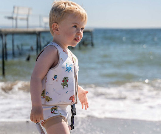 Swim Vest Life Jacket Dino Beach Filibabba 1-2y