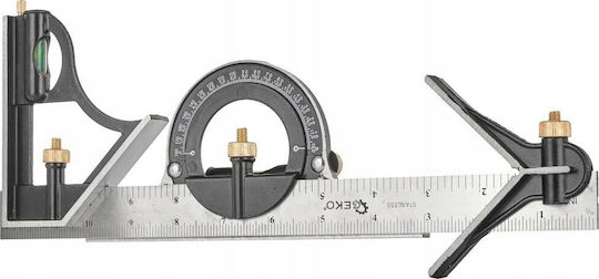 Geko Winkelmesser Zimmerleute Länge 30cm mit Winkelmesser