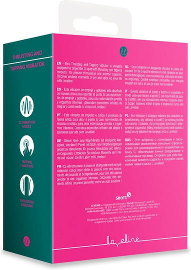 Shots Δονητής G-Spot 15.6cm Ροζ