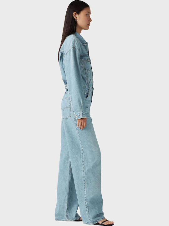 Γυναικεία Ολόσωμη Φόρμα Light Aged Denim