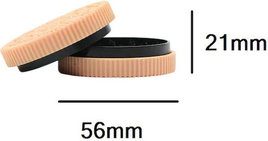 Plastikgrinder 56 x 21mm 2-teilig Cookie