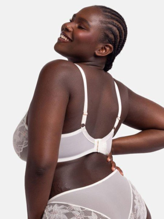 White Sutien fără căptușeală cu Baloane