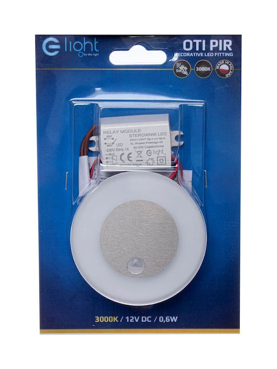Eko Light Φωτιστικό Δαπέδου LED Εξωτερικού Χώρου με Θερμό Λευκό Φως