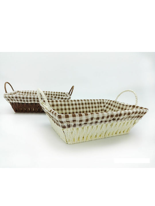 ArteLibre Декоративна кошница Слама Brown 26x19x8бр