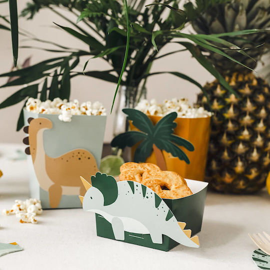 PartyDeco Popcorn-Box für Party 6Stück (Μiverse Farben)