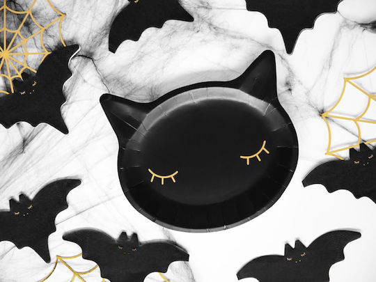 PartyDeco Πιάτο για Party Halloween 6τμχ