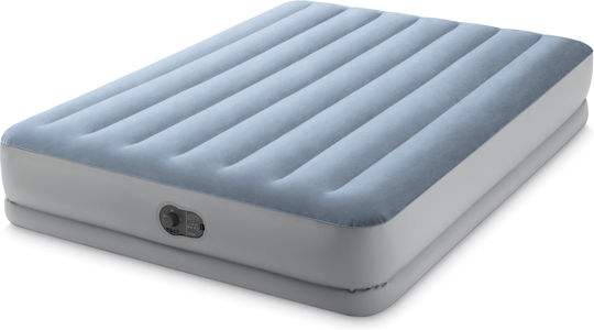 Intex Air Mattress Double with Integrated Electric Pump Mid-Rise Comfort 203x152x36cm