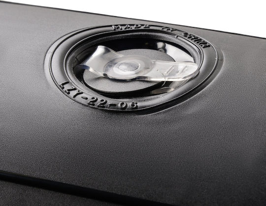 Meteor Φουσκωτό Στρώμα Ύπνου Διπλό Universal 188x137x22εκ. Μαύρο