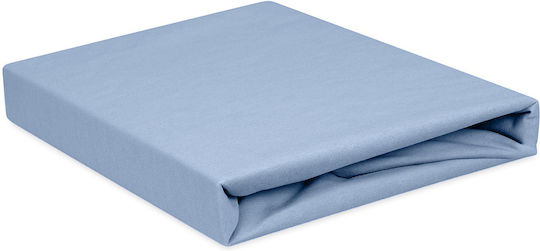 Matex Σεντόνι Μονό με Λάστιχο 100x200εκ. Blue_25