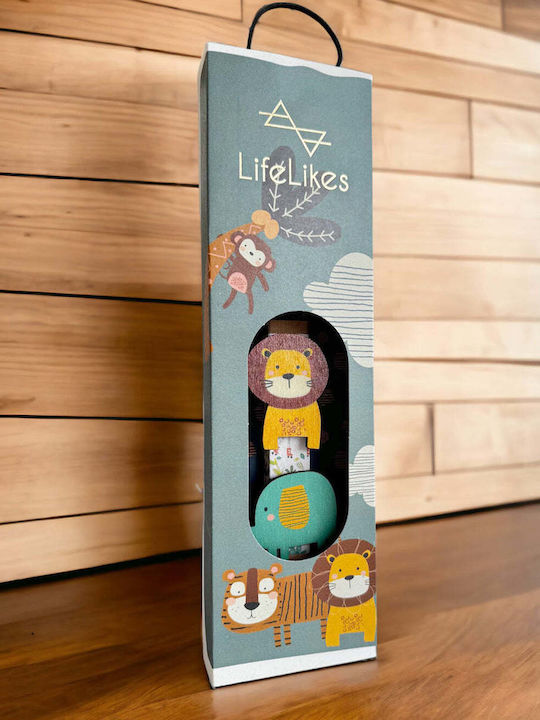 Easter Candle Flat with Box 29cm Blue