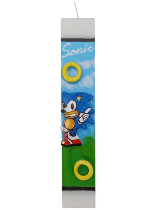 Easter Candle Sonic the Hedgehog Round Sonic 25cm