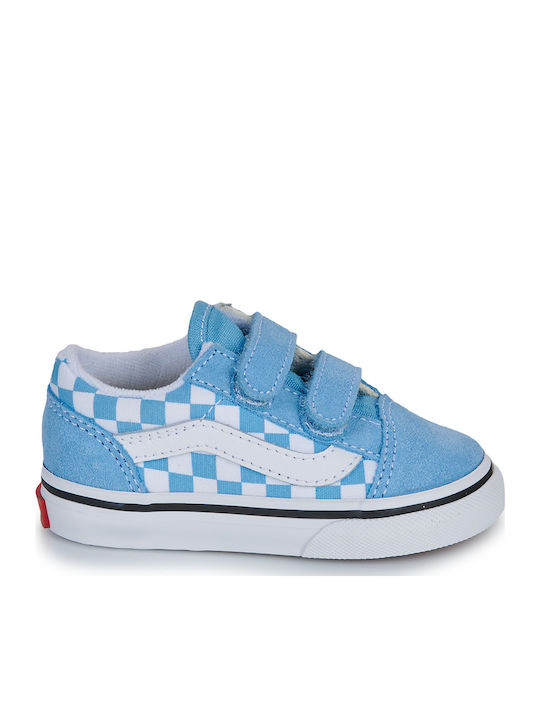 Old Skool V Παιδικά Sneakers με Σκρατς Μπλε