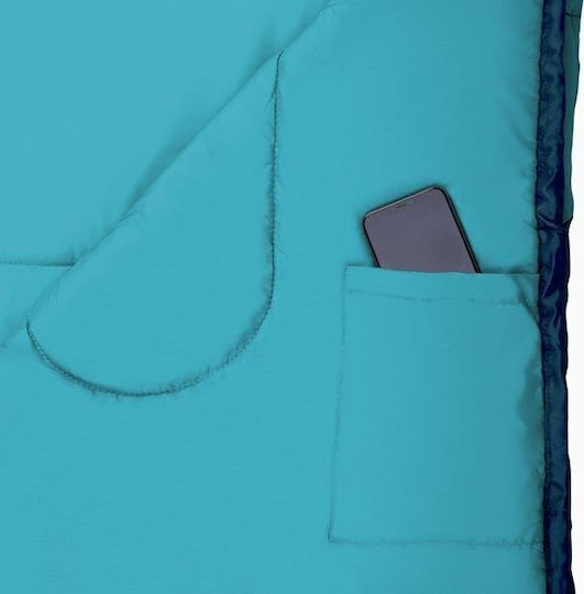 Nils Sleeping Bag Single Summer Blue-teal