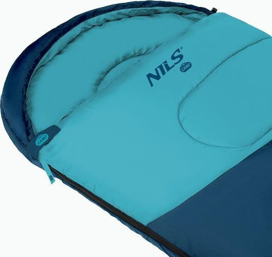 Nils Sleeping Bag Single Summer Blue-teal