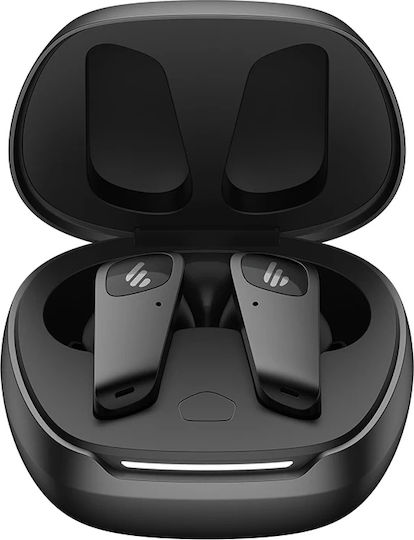 Edifier NeoBuds Planar Bluetooth Handsfree Ακουστικά με Αντοχή στον Ιδρώτα και Θήκη Φόρτισης Μαύρα