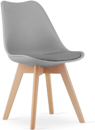 Stühle Speisesaal Mark 61x40x50cm 2Stück Gray