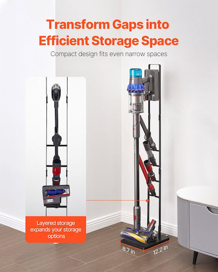 Βάση Κενού Vevor Βάση Στήριξης Αποθήκευσης Dyson Multi-models Ρόδες