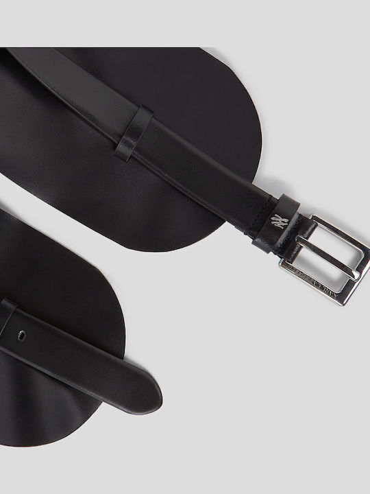 Leder Damen Gürtel Schwarz A1W33063999
